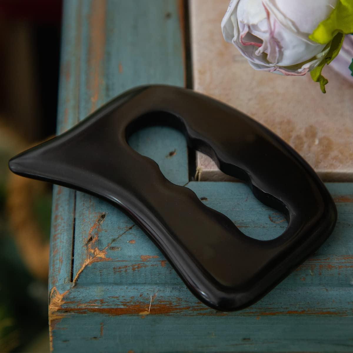 Herramienta de Masaje Gua Sha de Piedra Bian - Alivio Muscular