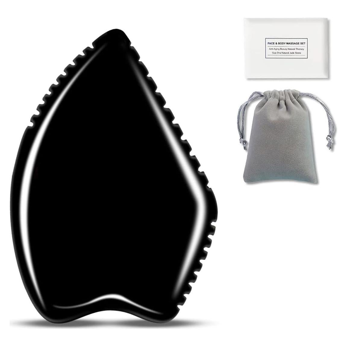 Herramienta Gua Sha Facial Rena Chris de Piedra Bian Natural