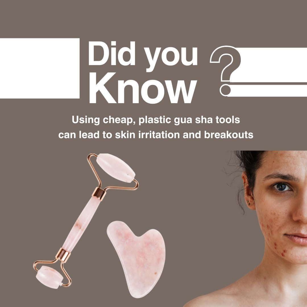 Herramienta de Masaje Gua Sha Cerámica Floverra 9.4x9.4cm