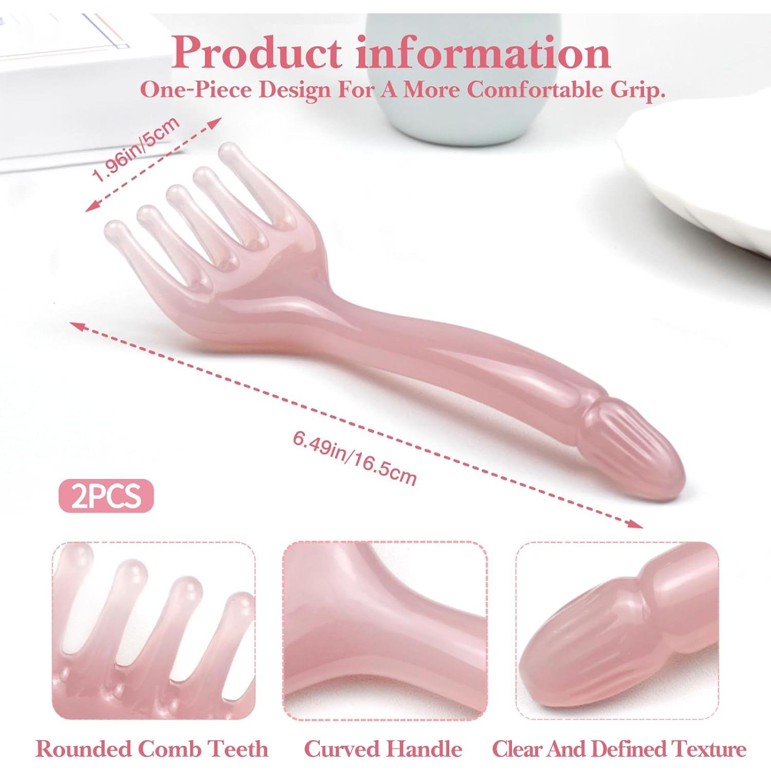 Juego de 2 Masajeadores Manuales Zoolinn para Cuero Cabelludo