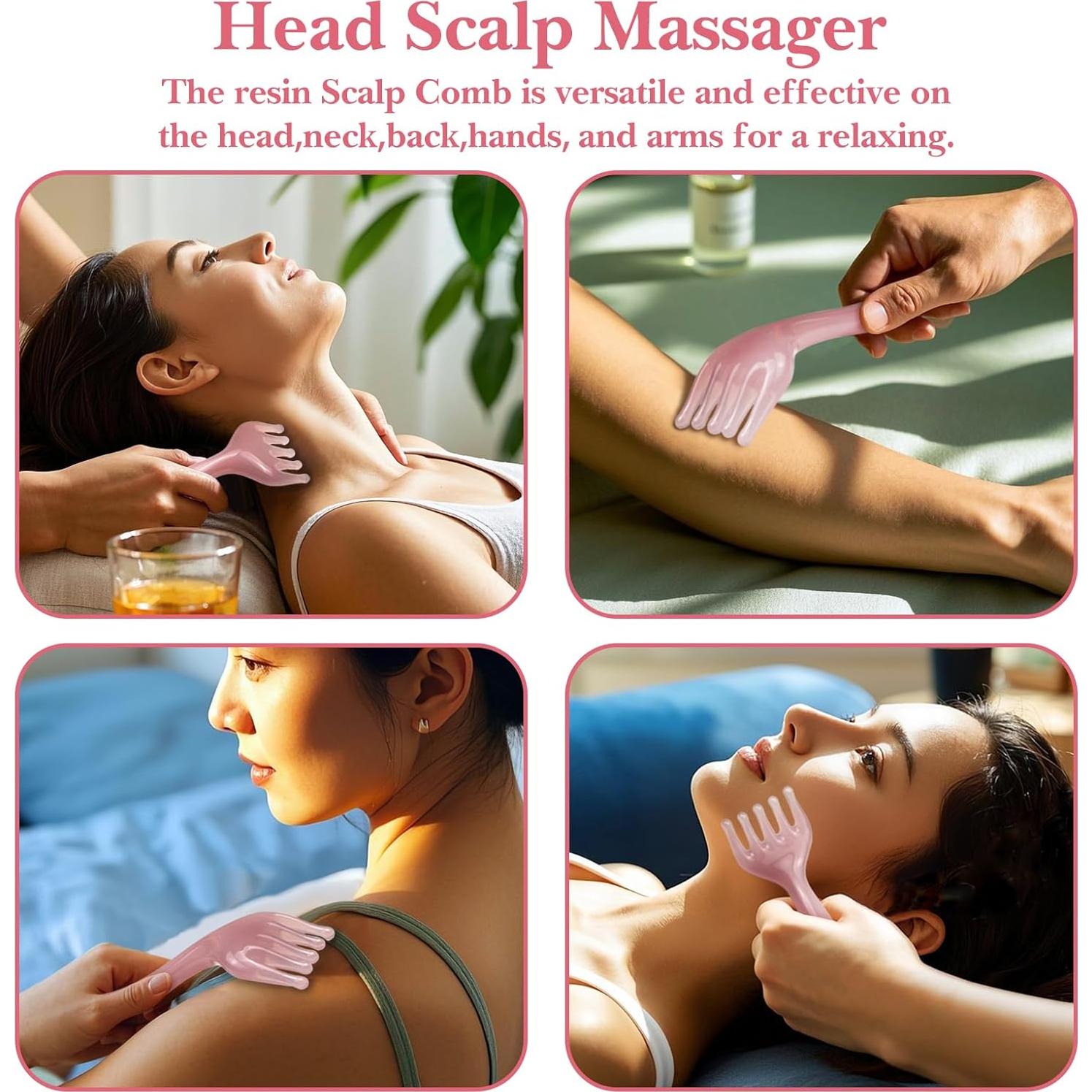 Juego de 2 Masajeadores Manuales Zoolinn para Cuero Cabelludo