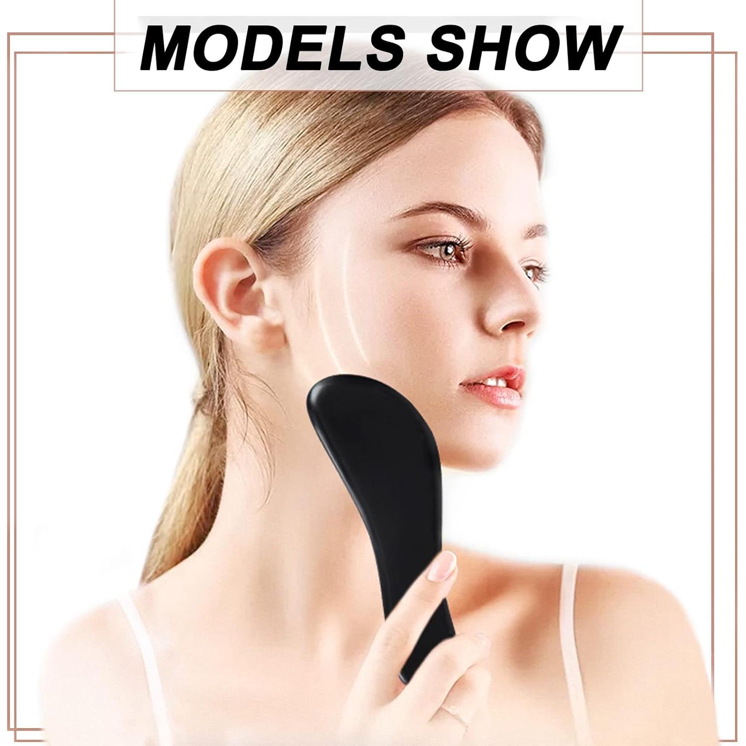 Herramienta Gua Sha Yuanchupin de Piedra Bian para Masaje Facial y Corporal