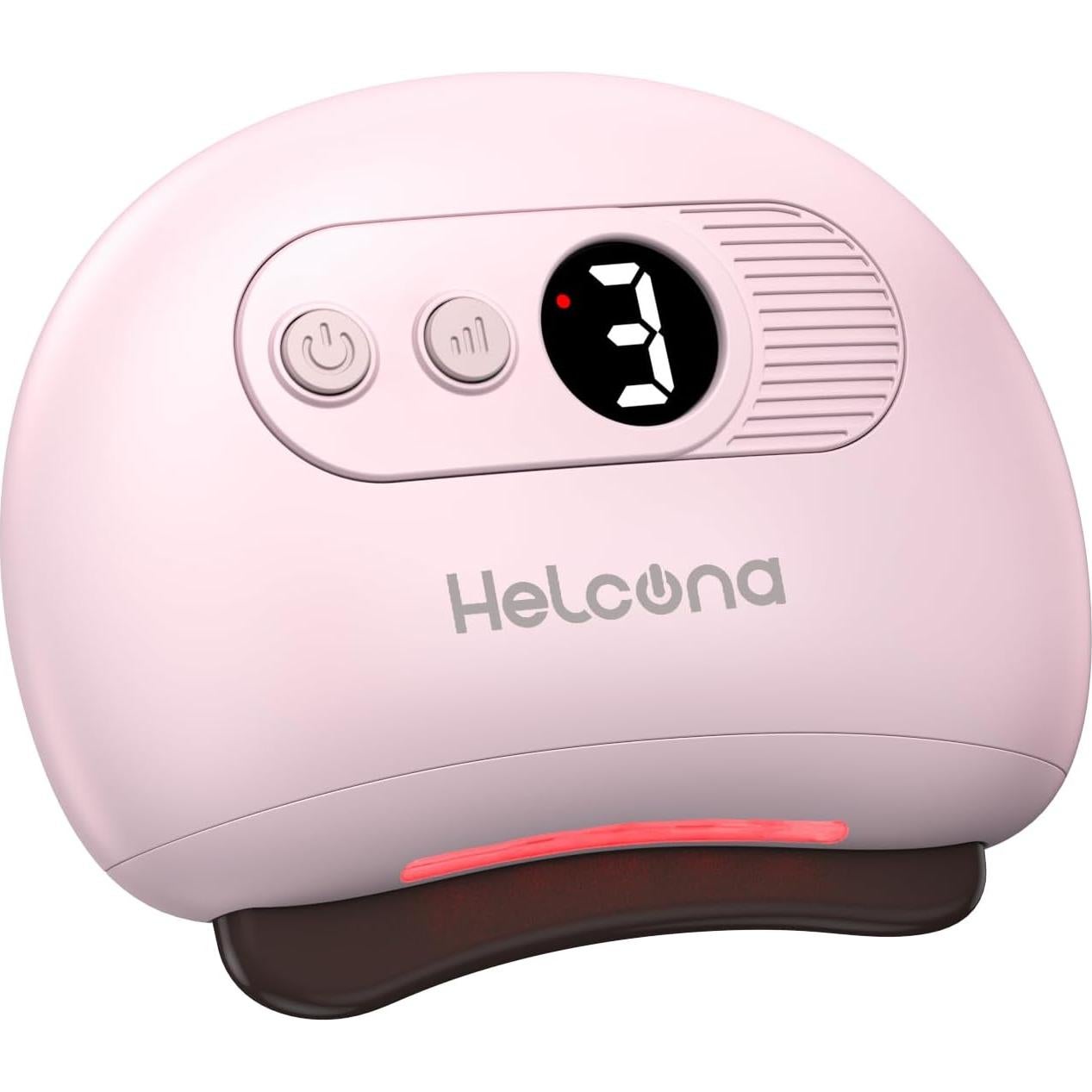 Masajeador Facial Gua Sha Eléctrico Helcona con Calor y Vibración