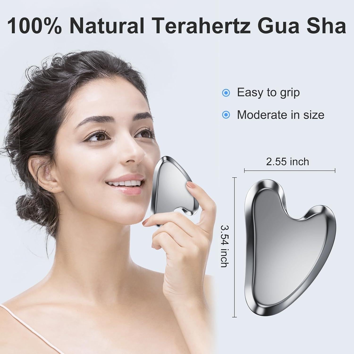 Gua Sha Terahertz ZminRN para Cara y Cuerpo - Masajeador Facial