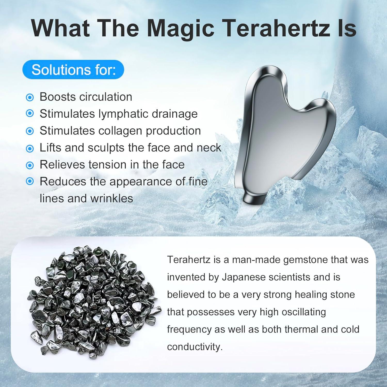 Gua Sha Terahertz ZminRN para Cara y Cuerpo - Masajeador Facial