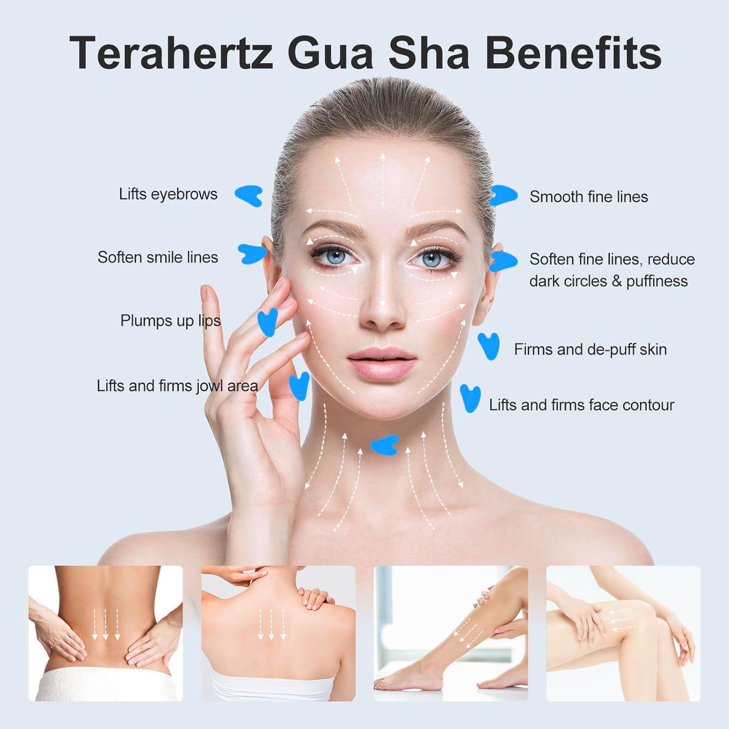 Gua Sha Terahertz ZminRN para Cara y Cuerpo - Masajeador Facial
