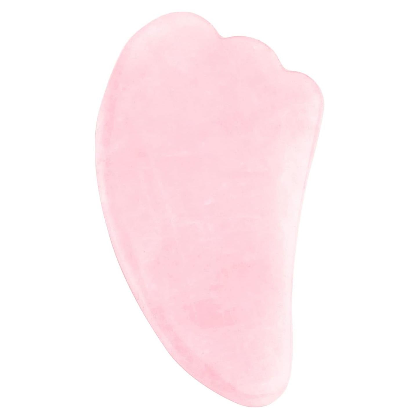 Herramienta de Masaje Gua Sha Jovivi Cuarzo Rosa 95x46mm