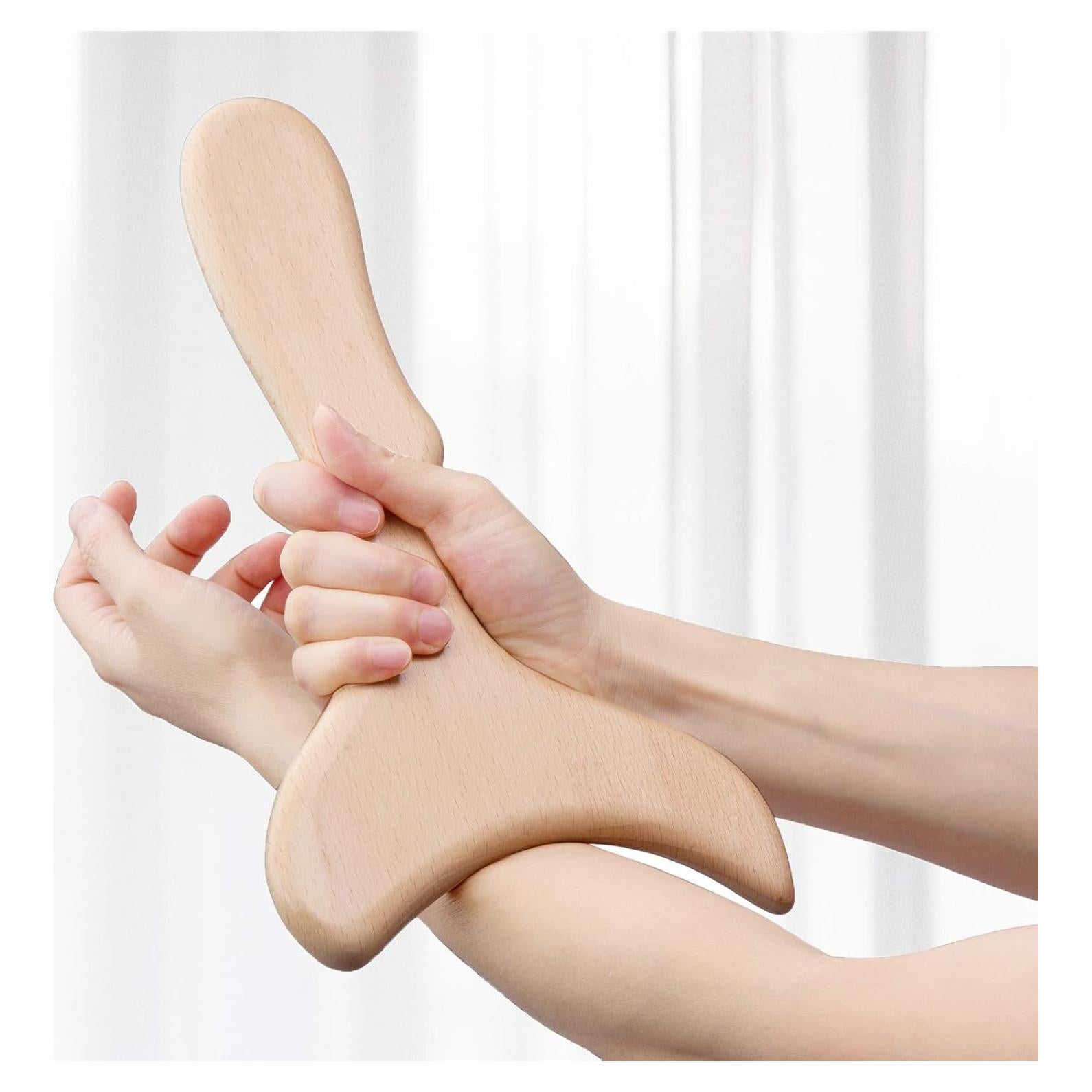 Herramienta de Gua Sha de Madera Allshow 30.48x15.24cm