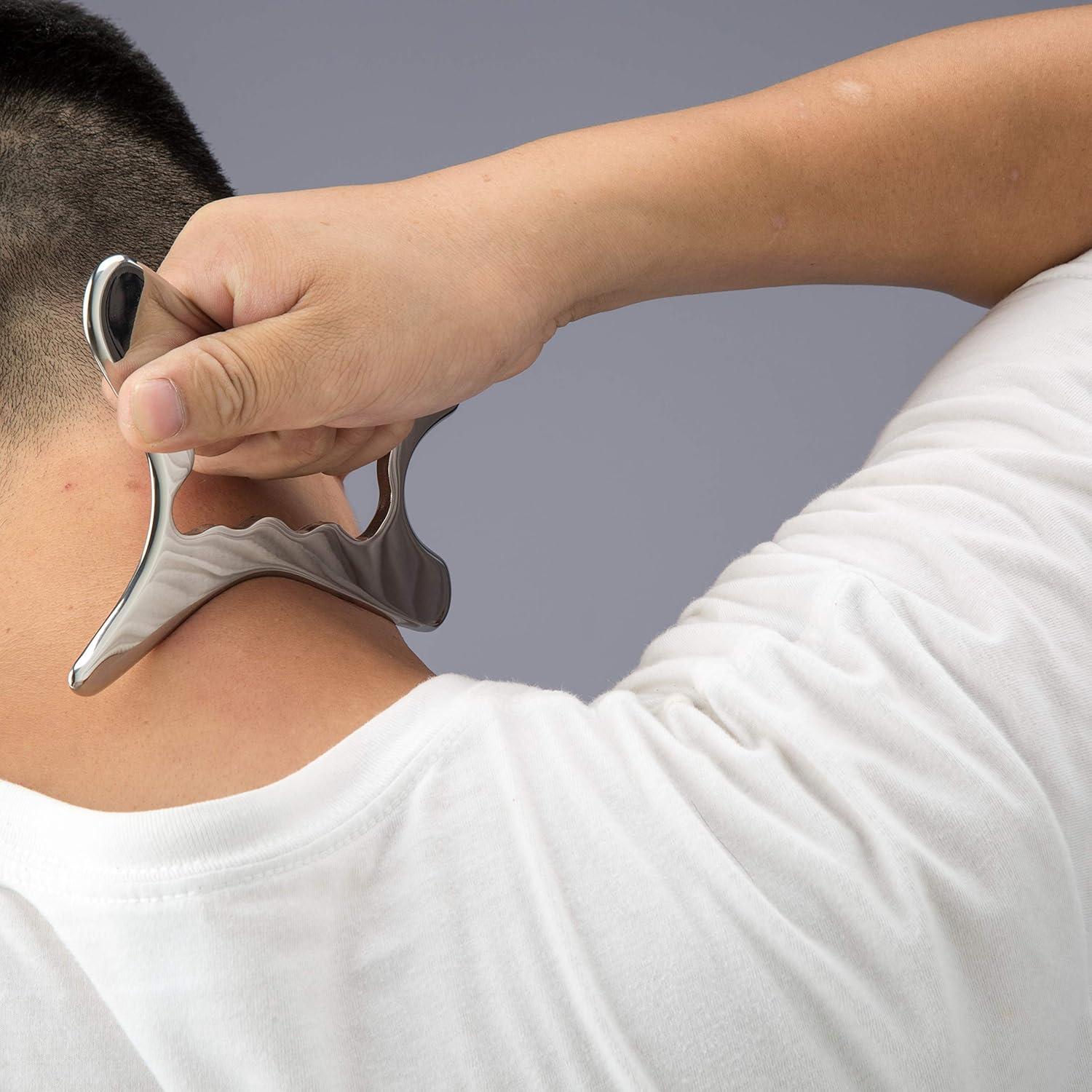 Herramientas de Gua Sha Acero Inoxidable Mikako para Masaje