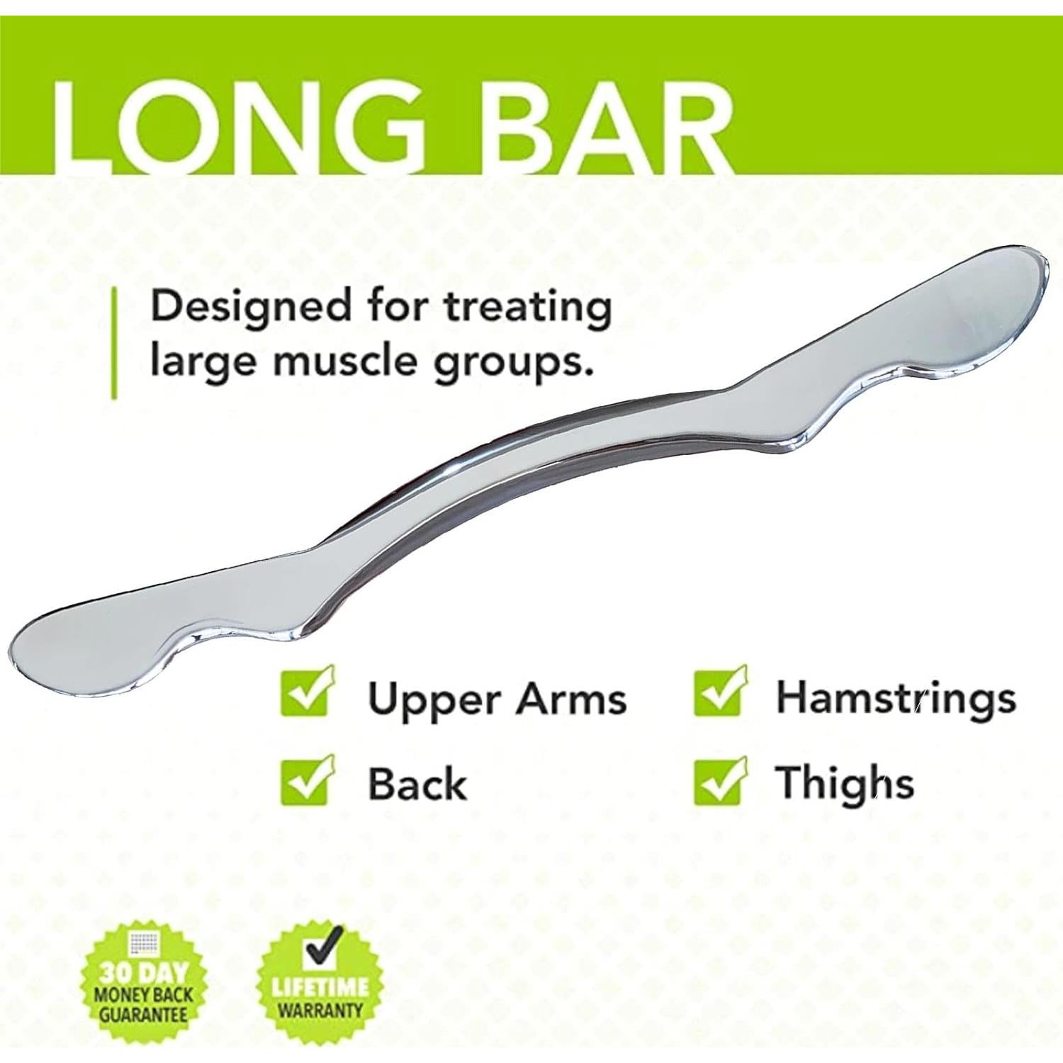 Raspador de Músculos Gua Sha GYX COELE Acero Inoxidable 37cm