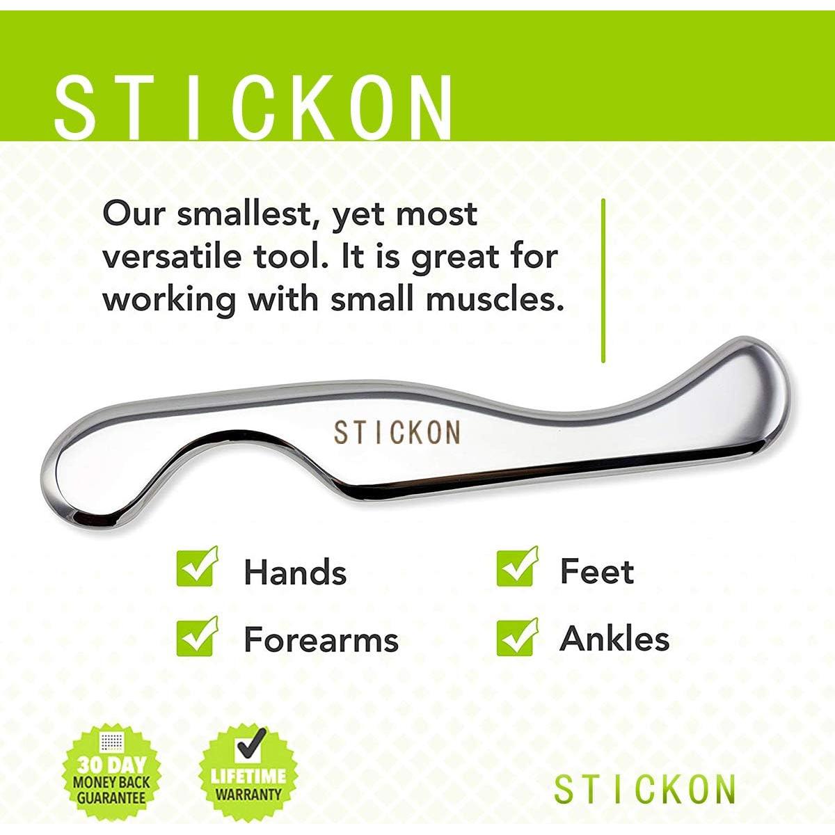 Herramienta de Masaje Gua Sha STICKON Acero Inoxidable 16.6cm