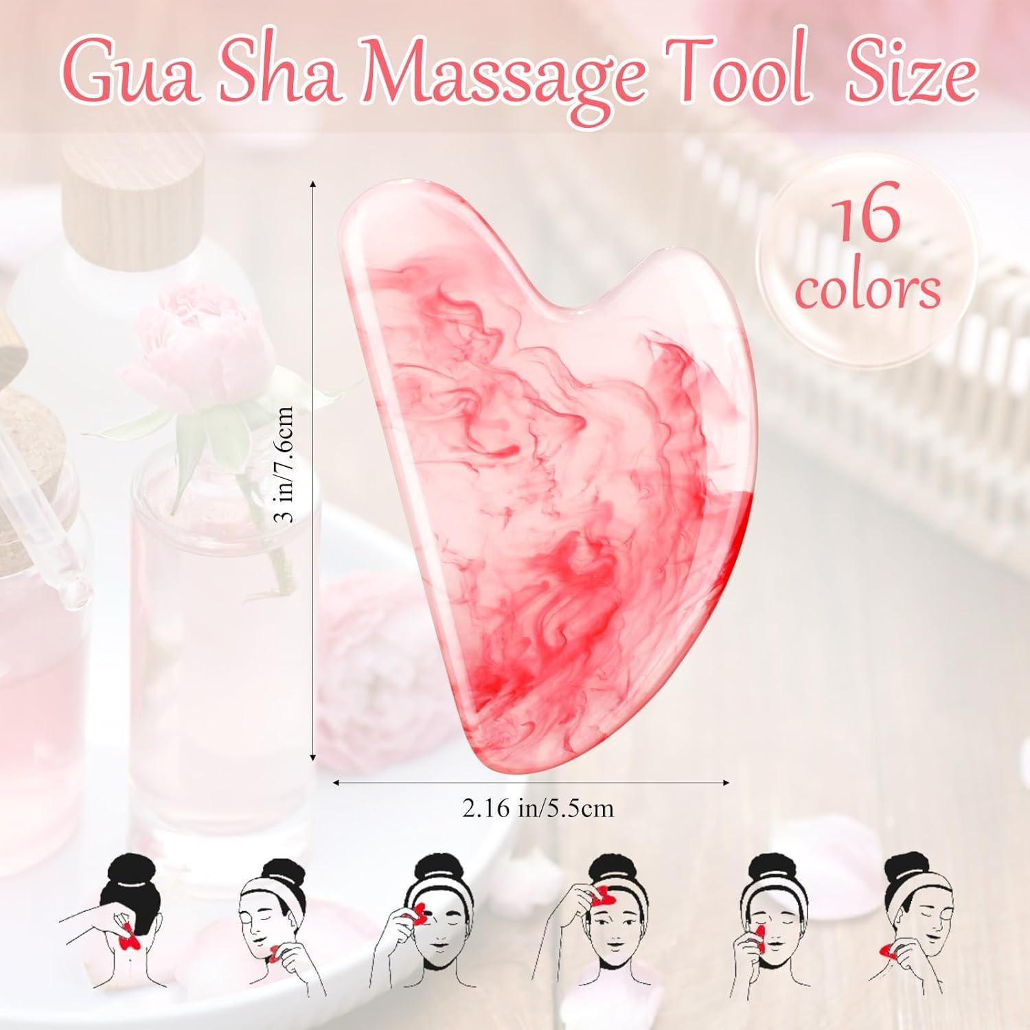 Set de 16 Herramientas Gua Sha Faciales Sherr - Masaje y Relajación