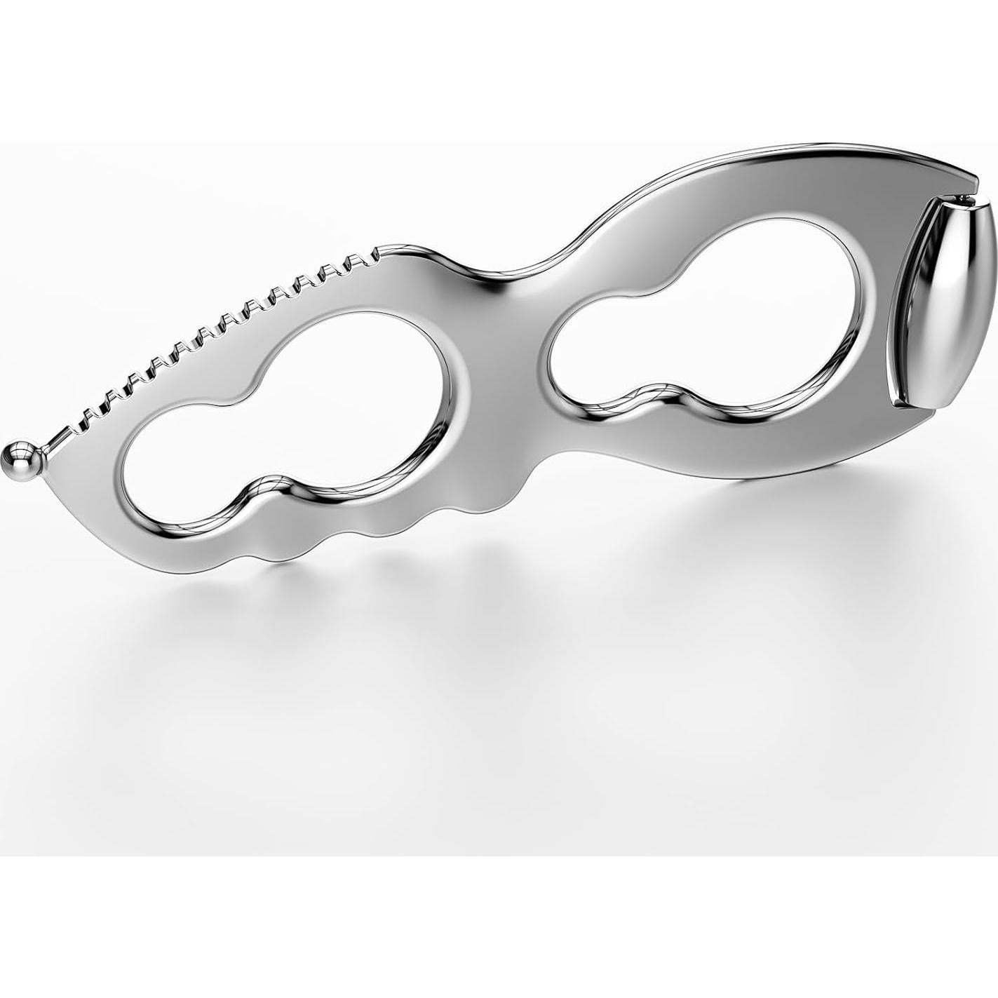 Herramienta Gua Sha Facial CLESOO Acero Inoxidable 20.5cm