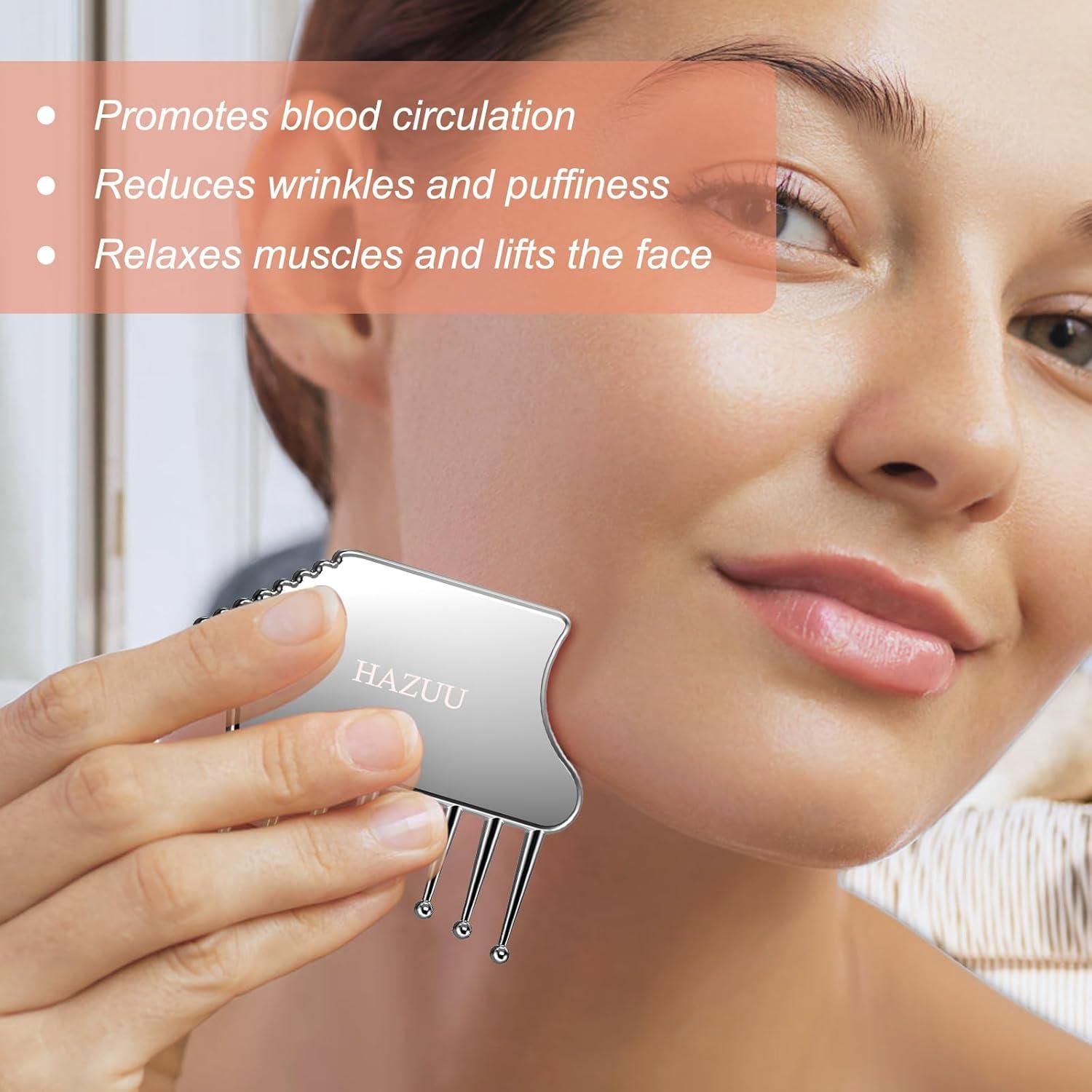 Masajeador de Cuero Cabelludo HAZUU JSGS Acero Inoxidable 24cm