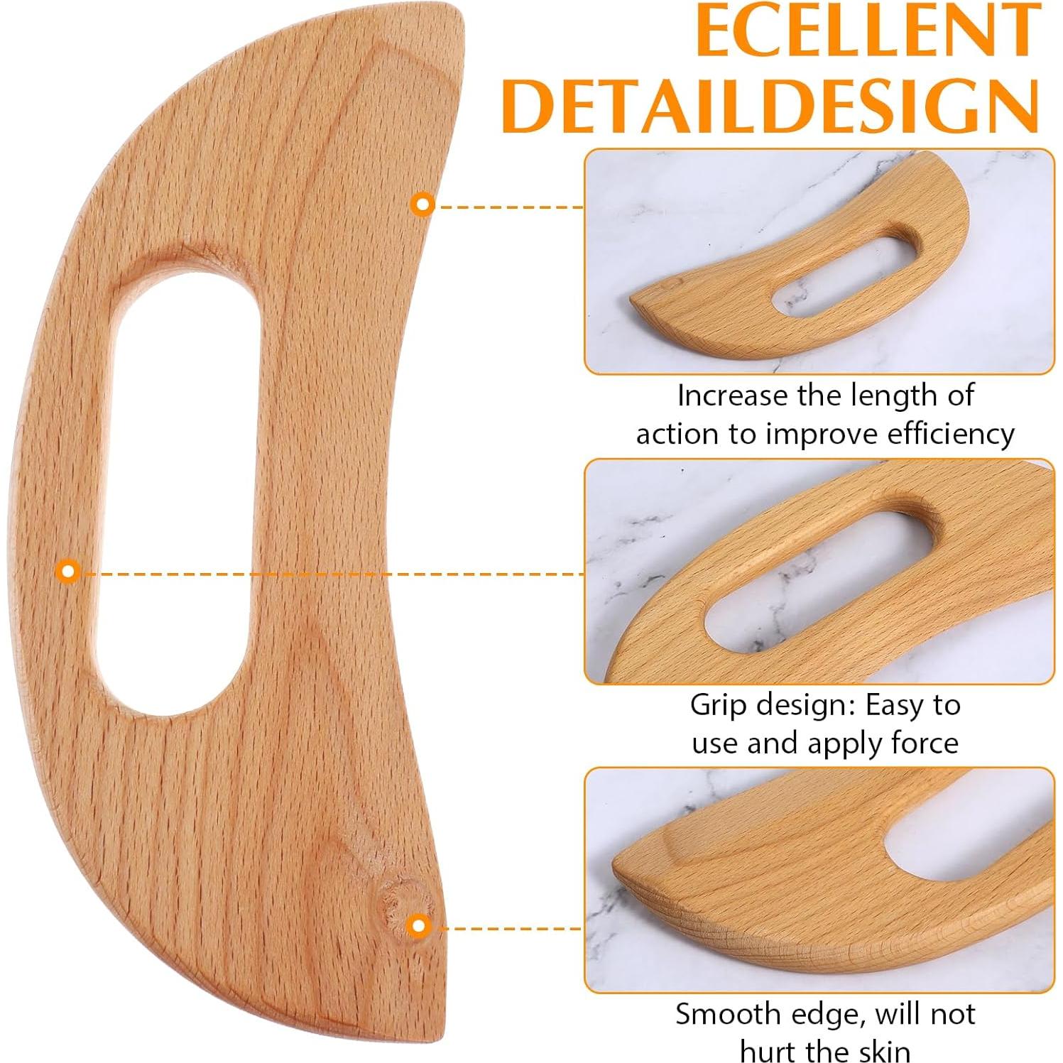 Herramienta Gua Sha Corporal Larrel - Masajeador de Celulitis 19x8cm