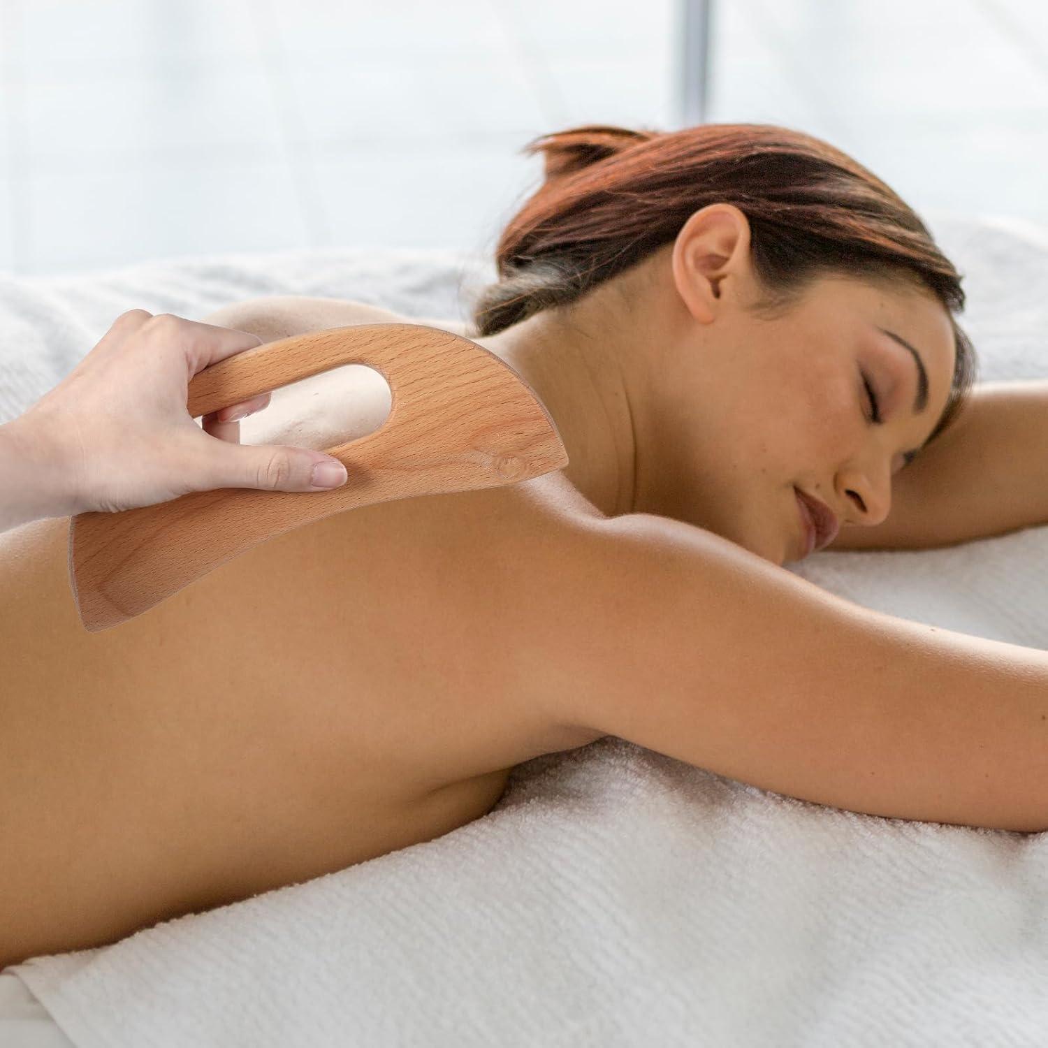 Herramienta Gua Sha Corporal Larrel - Masajeador de Celulitis 19x8cm