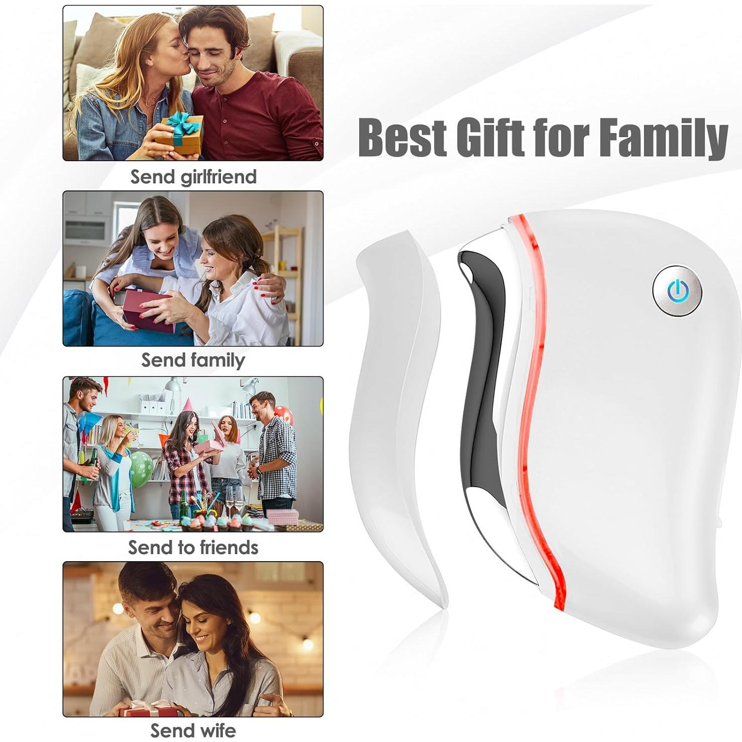 Masajeador Facial Eléctrico Aikertec Gua Sha 4 en 1