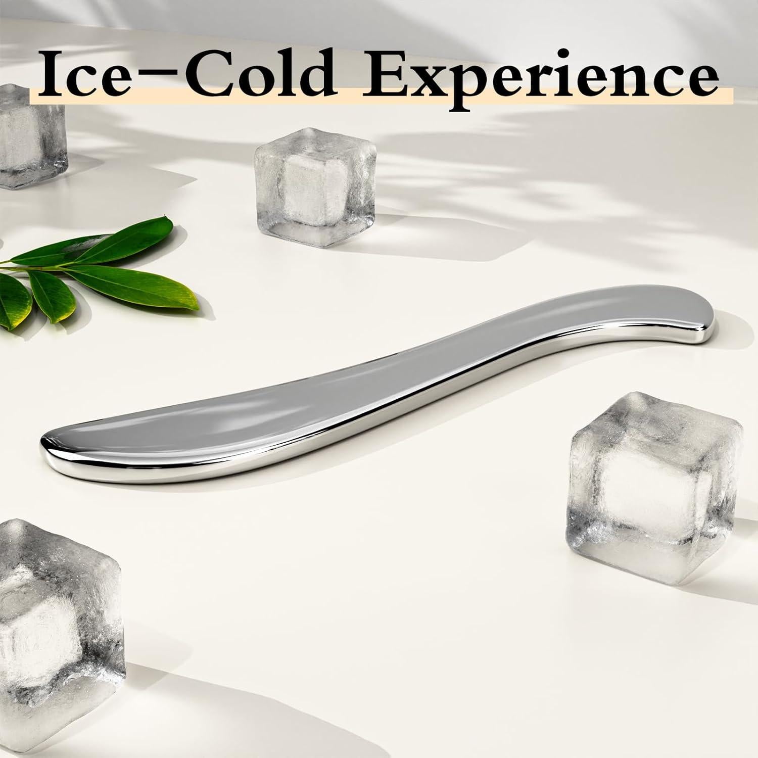 Herramienta Gua Sha Acero Inoxidable AICNLY 5cm para Masaje