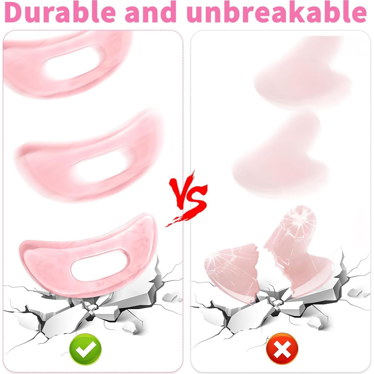 Herramienta de Masaje Gua Sha Grande Qiifaiikooii 18 cm Resina