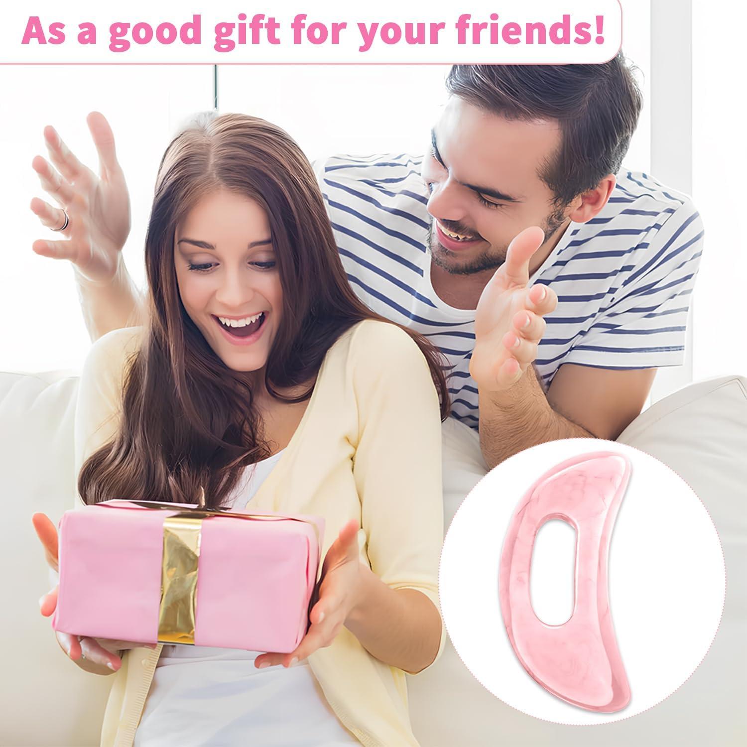 Herramienta de Masaje Gua Sha Grande Qiifaiikooii 18 cm Resina