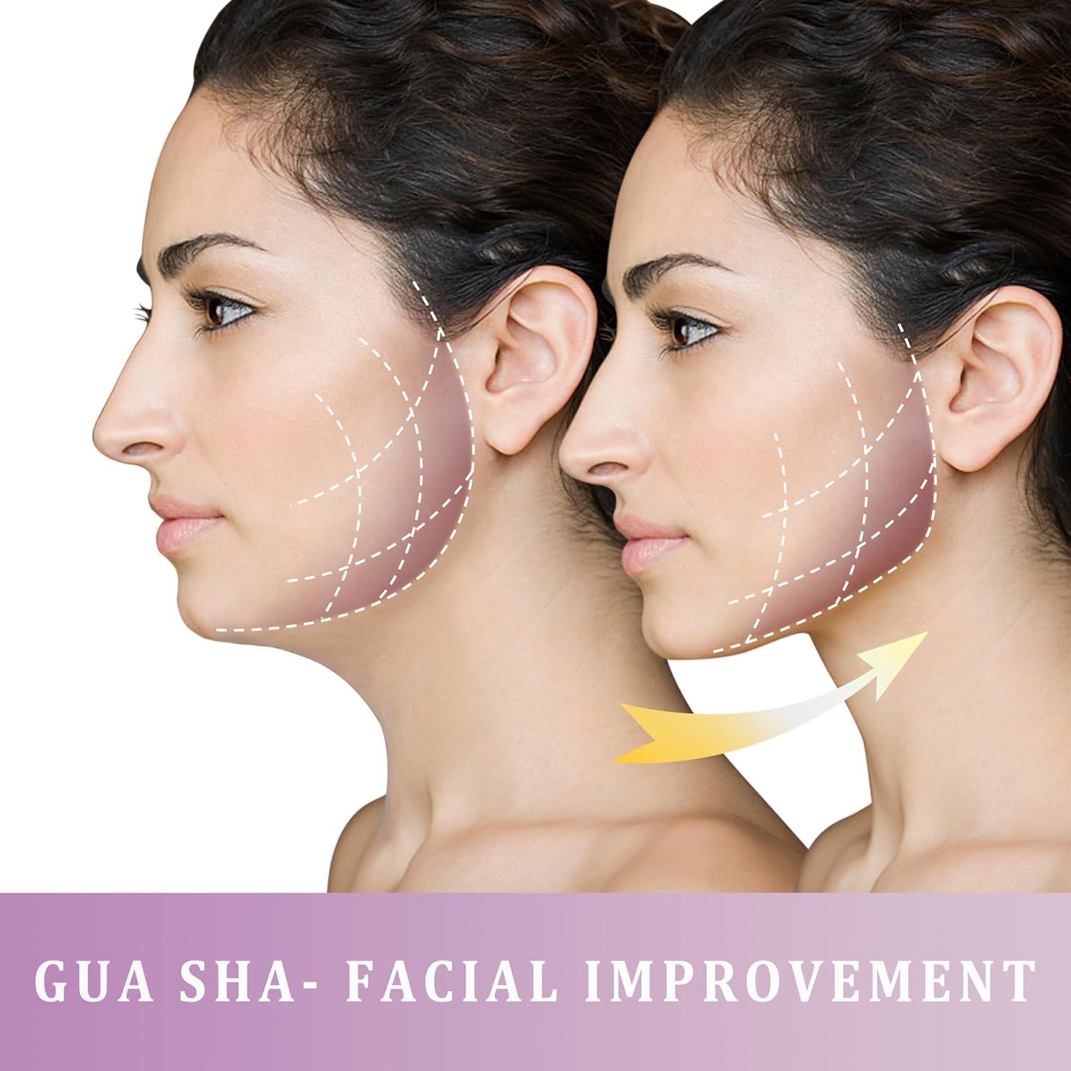Herramienta Facial Gua Sha Acero Inoxidable EDCBMB 13.78cm