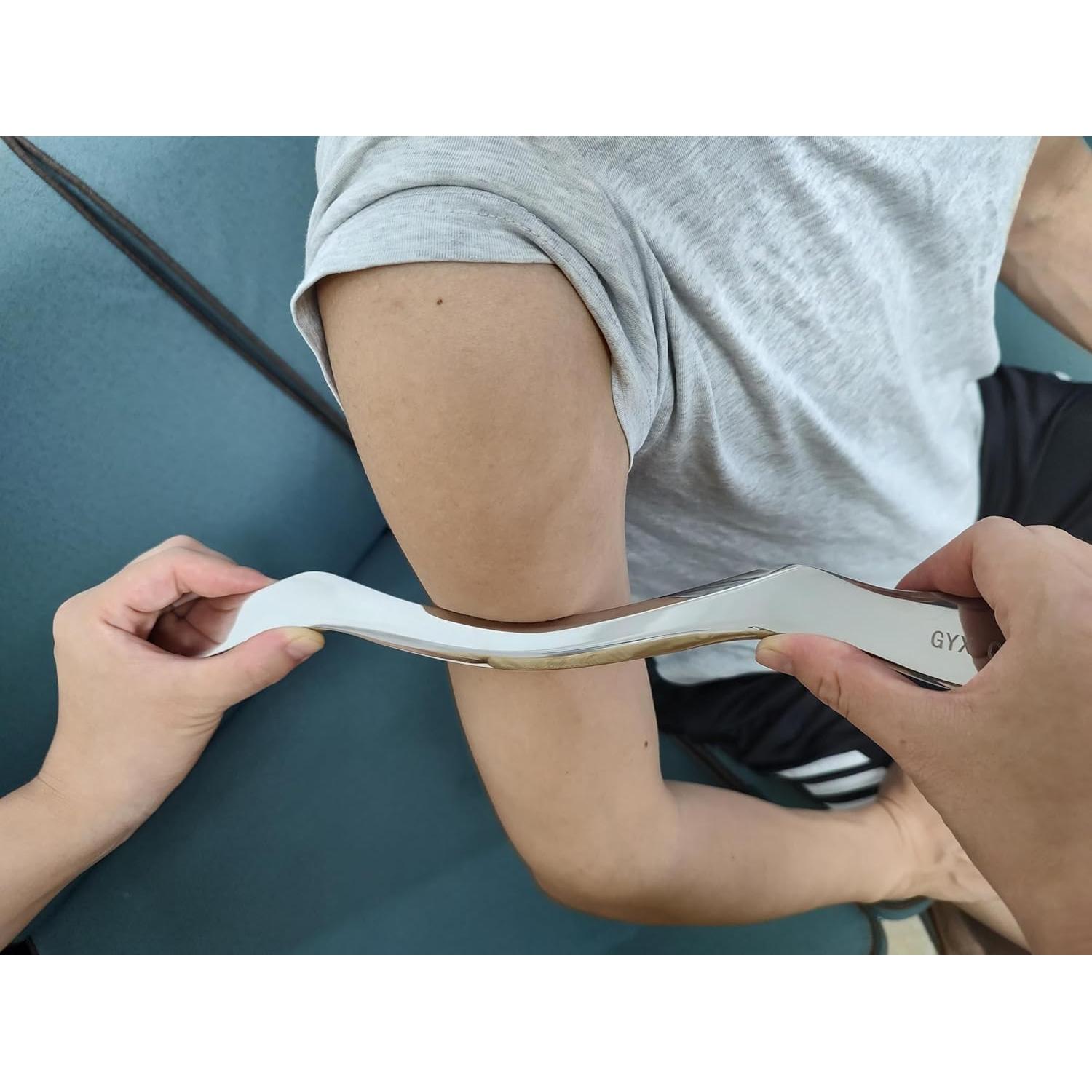 Conjunto Gua Sha de Acero Inoxidable 4 en 1 GYX COELE