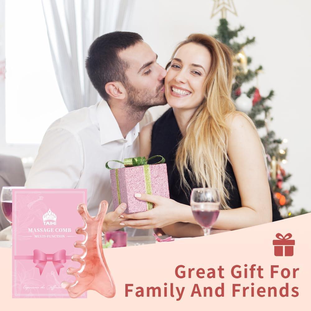 Peine de Masaje TAIHI 4-en-1 para Alivio de Tensión Facial