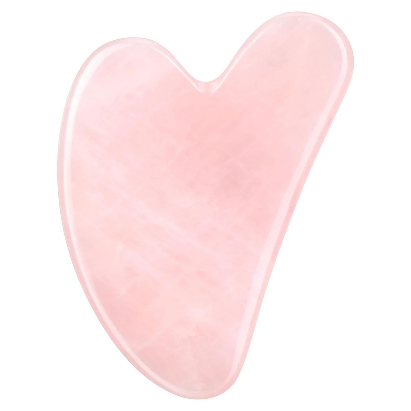 Herramienta Gua Sha de Jade Rosenice para Cuidado Facial 7.8cm