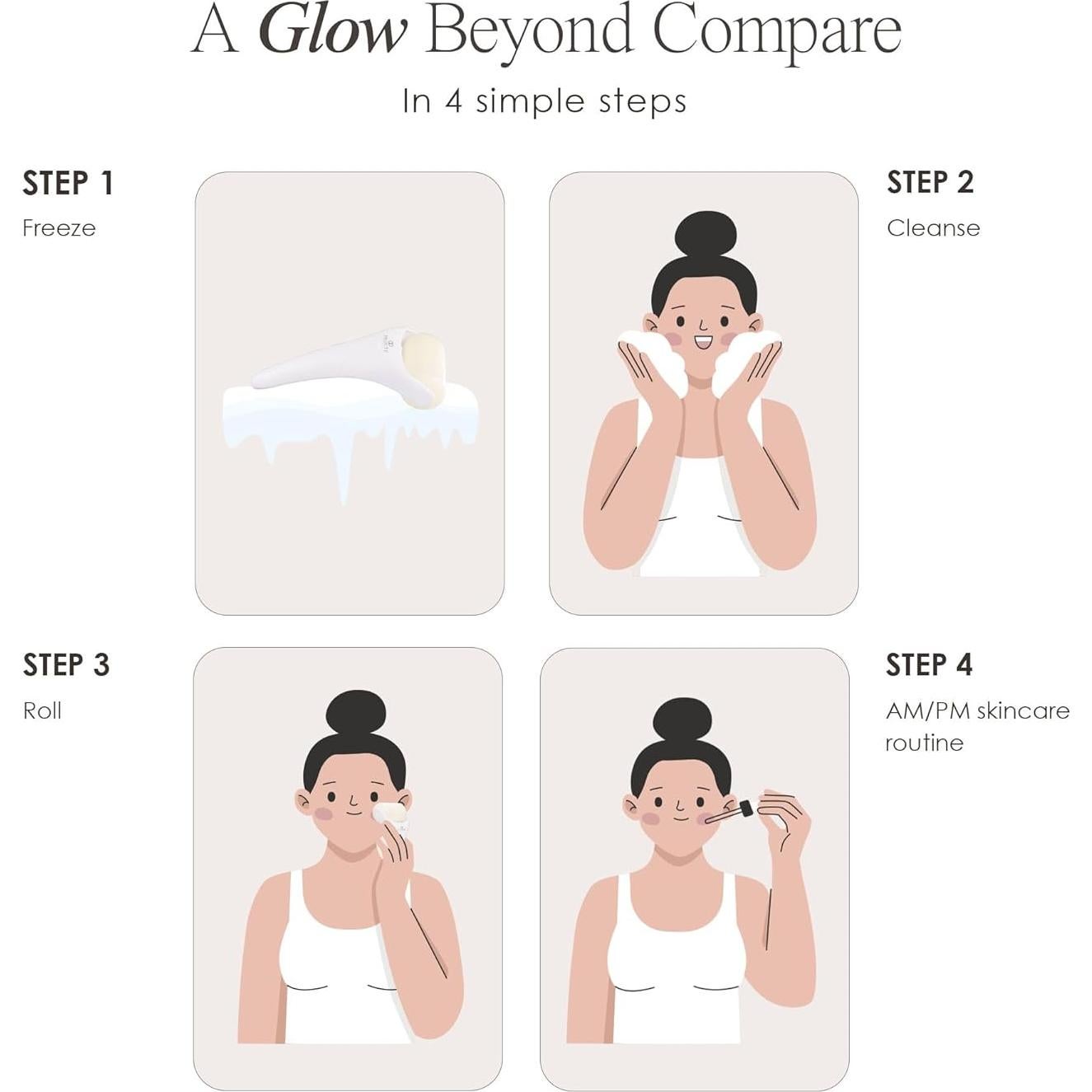 Rodillo de Hielo Project E Beauty | Masaje Facial 19.2cm