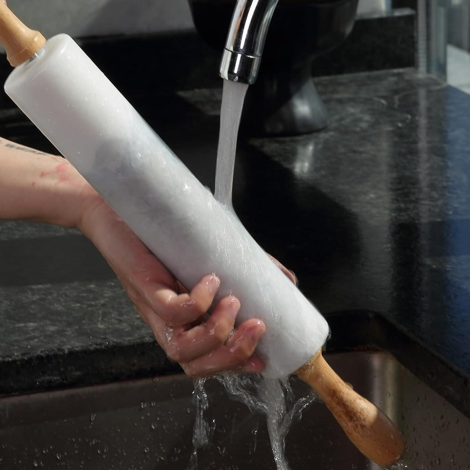 Rodillo de Mármol Koville 1.30 kg Antiadherente 45.97 cm