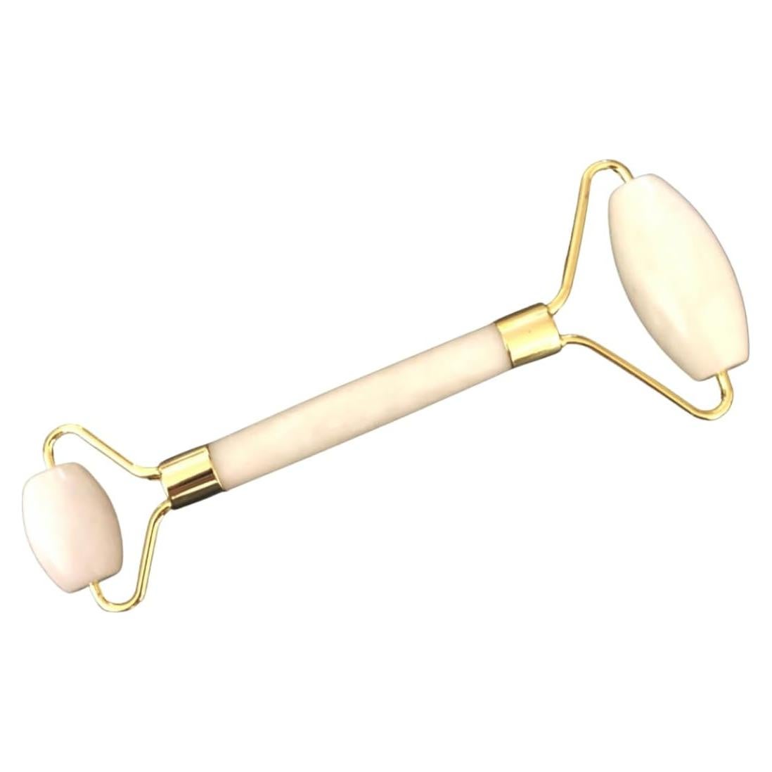 Rodillo Facial de Jade Blanco Natural MKGEXF - Cuidado de Piel