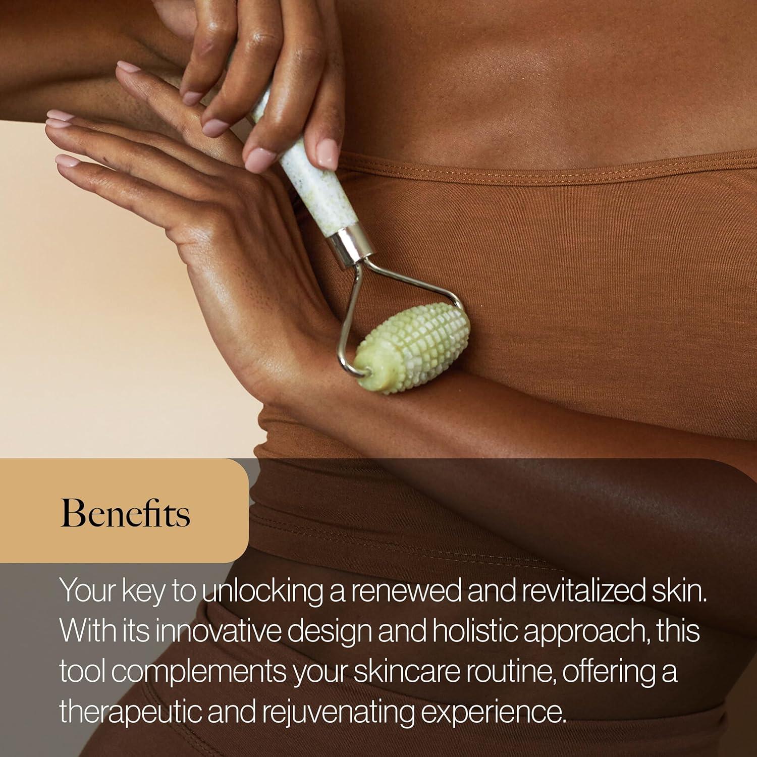 Rodillo de Masaje de Jade Esker 17.78 cm para Cuerpo Completo