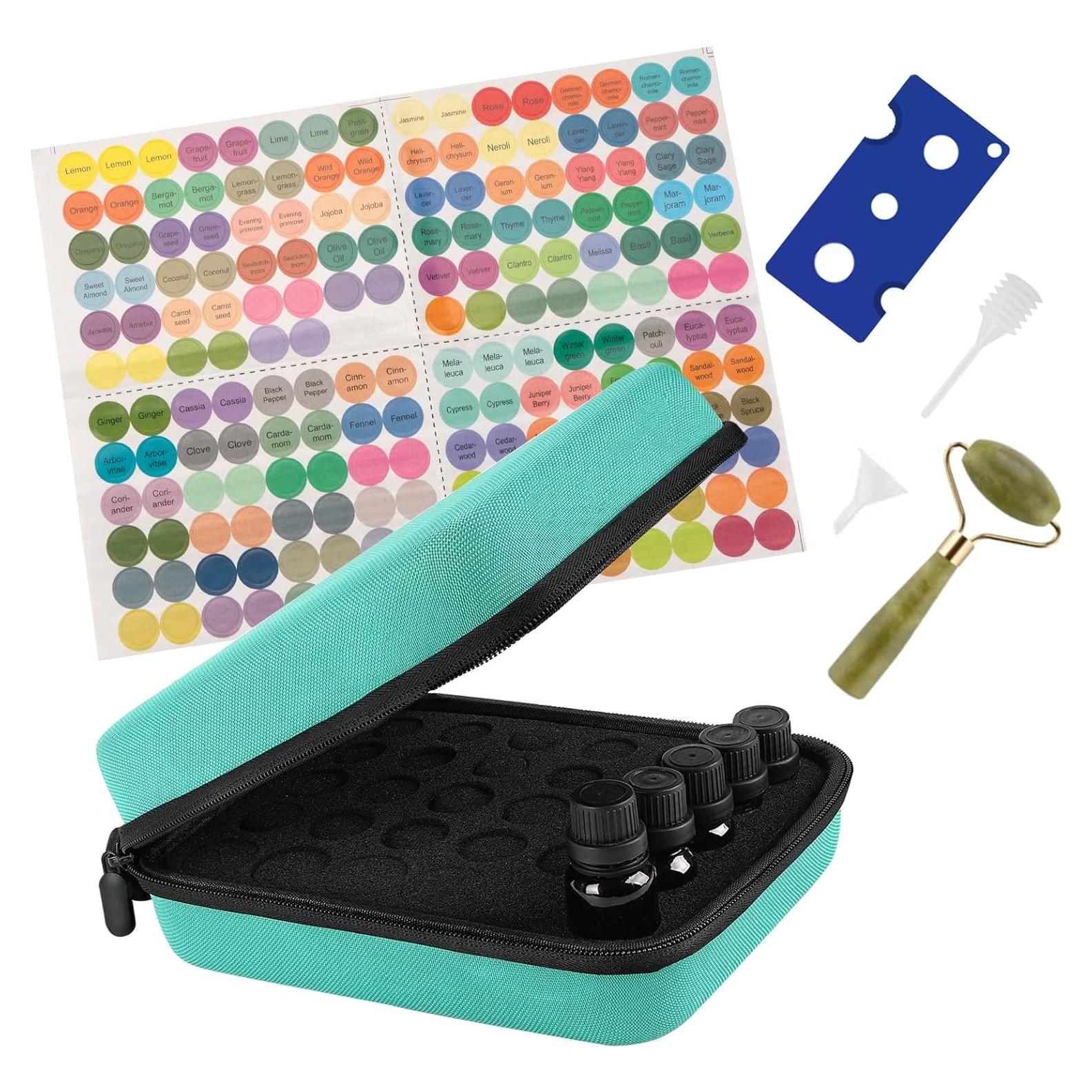 Estuche de Almacenamiento para Aceites Esenciales LUEXBOX Verde