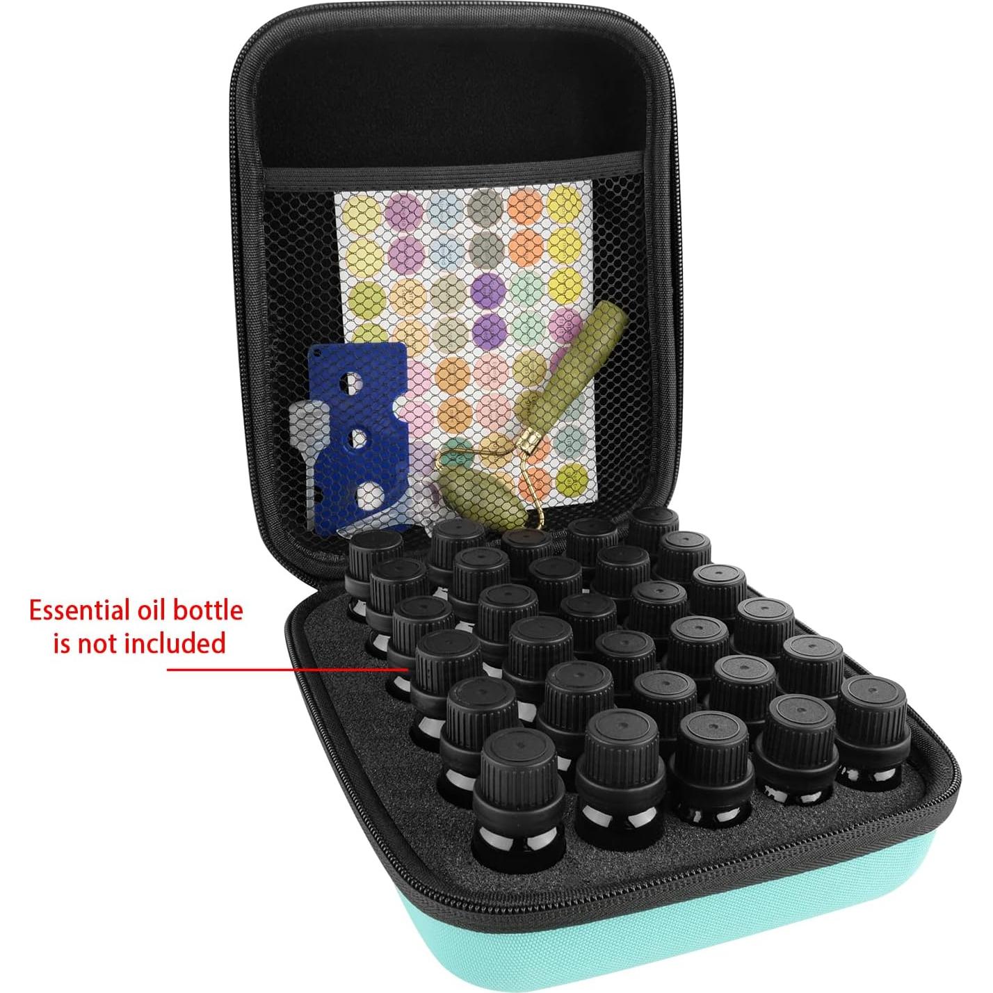 Estuche de Almacenamiento para Aceites Esenciales LUEXBOX Verde