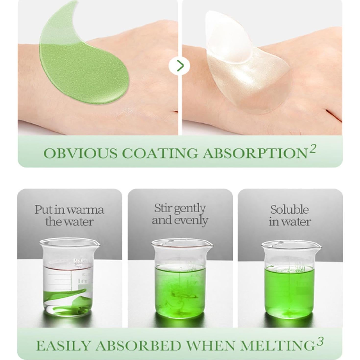 Mascarillas de Ojos de Aloe Vera Eakroo - 60 Piezas Hidratantes