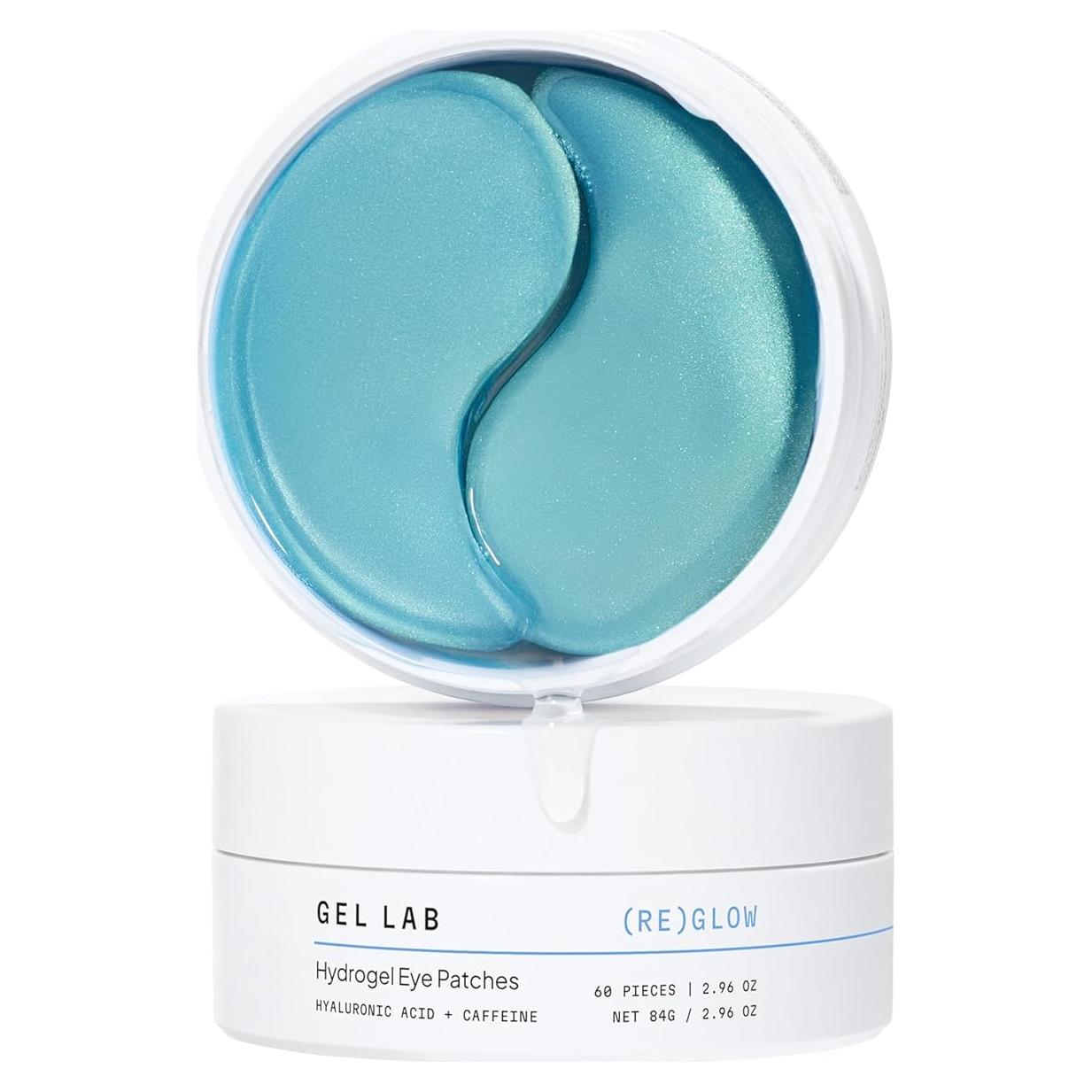 Parches Hidratantes para Ojos REGLOW con Ácido Hialurónico y Cafeína - 60 Unidades
