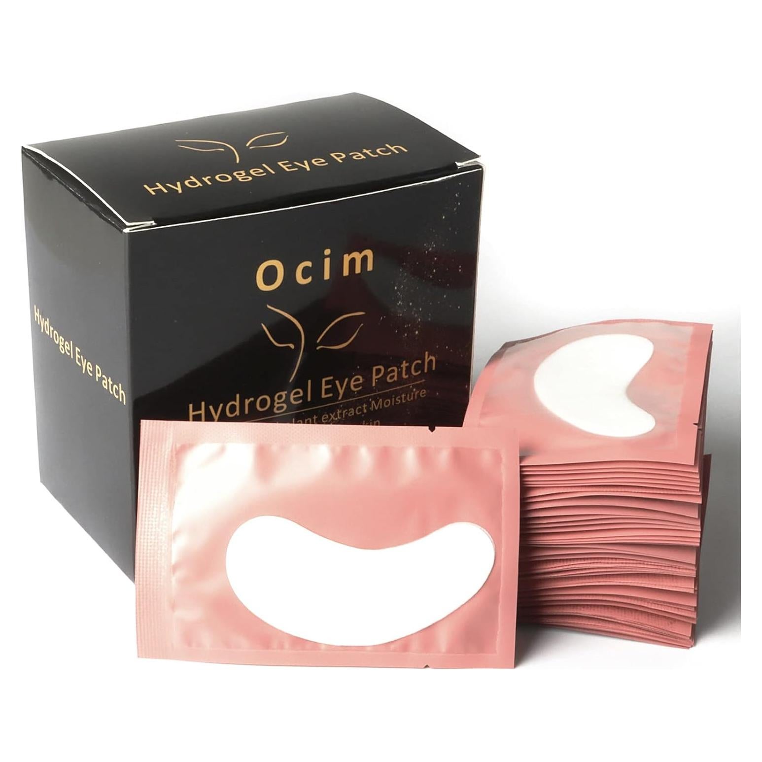 Almohadillas de Gel Ocim 100 Pares para Extensiones de Pestañas