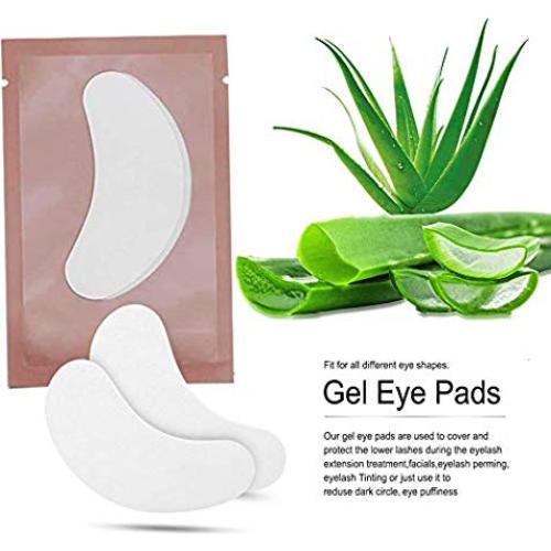 Almohadillas de Gel Ocim 100 Pares para Extensiones de Pestañas