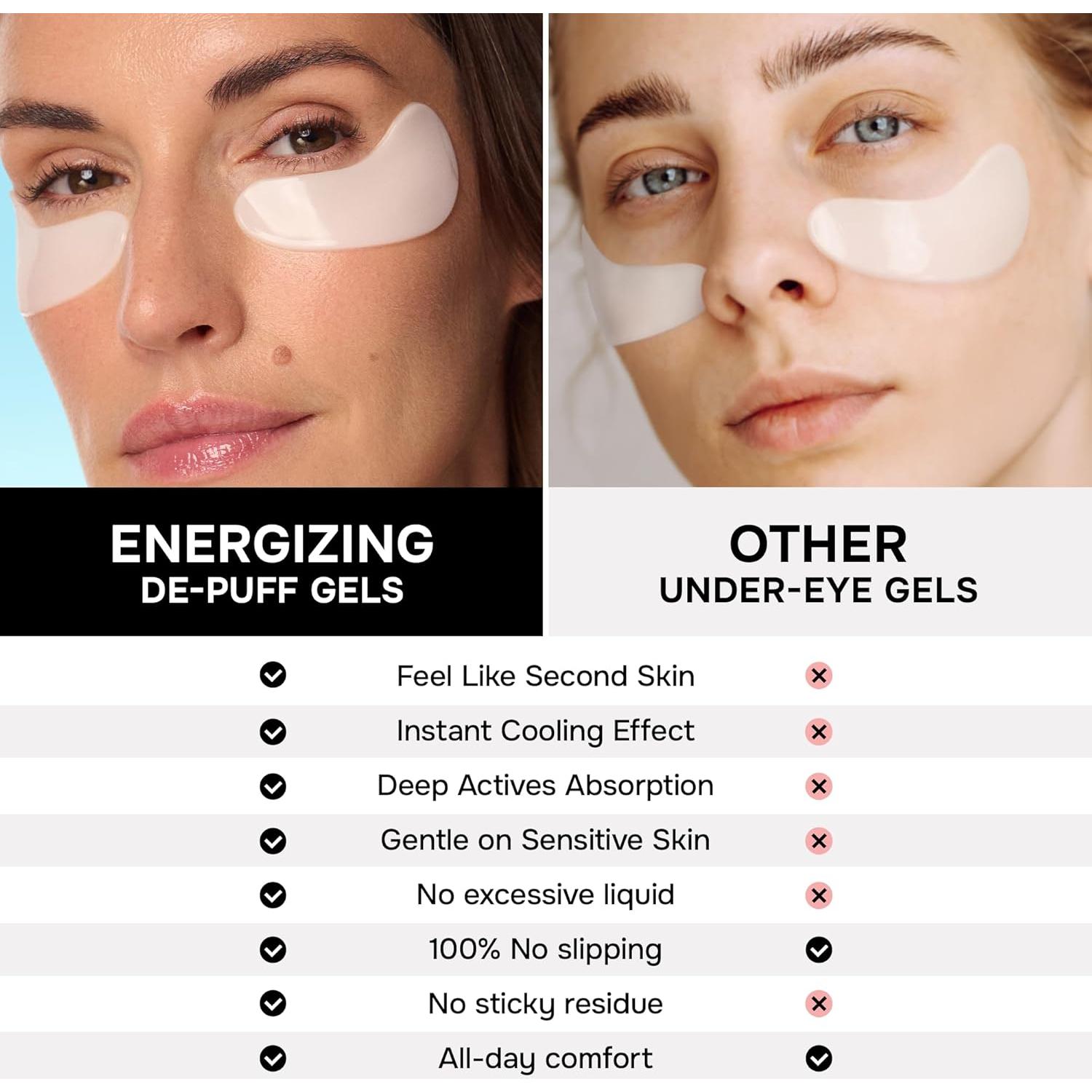 Parches para Ojos SimplyVital - Hidrogel con Colágeno y Retinol - 15 Pares