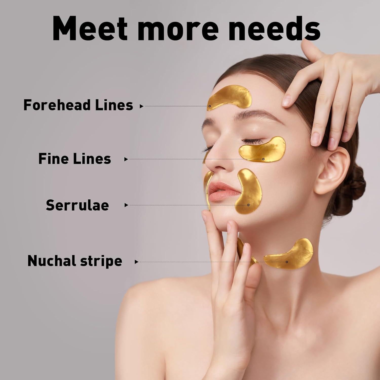 Parche para Ojos CHMI 24K Oro - 50 Pares Hidratantes