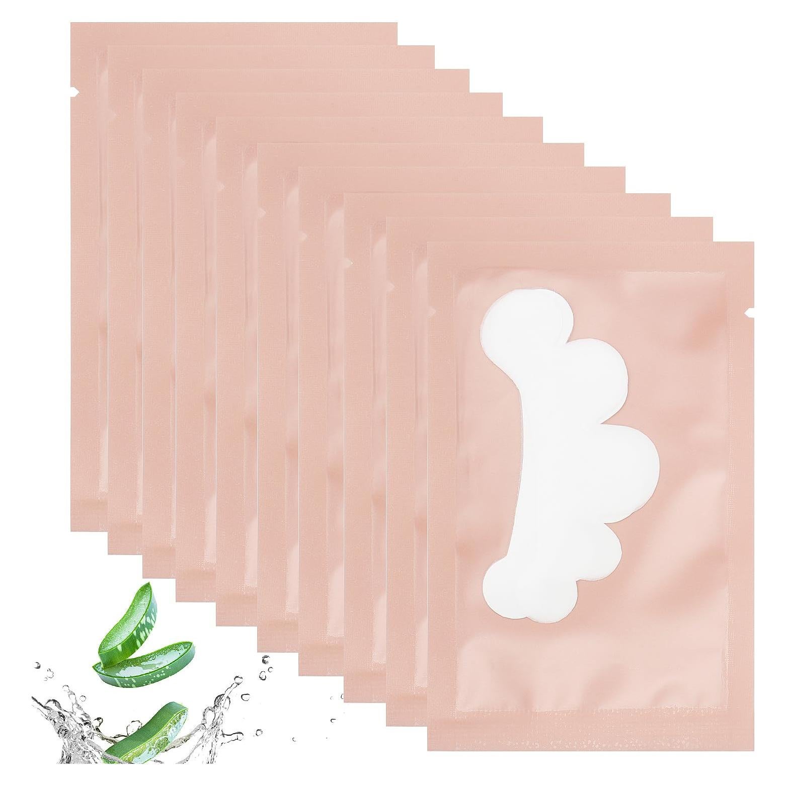 50 Pares Almohadillas Gel Ojos Yisu Rosa Autoadhesivas