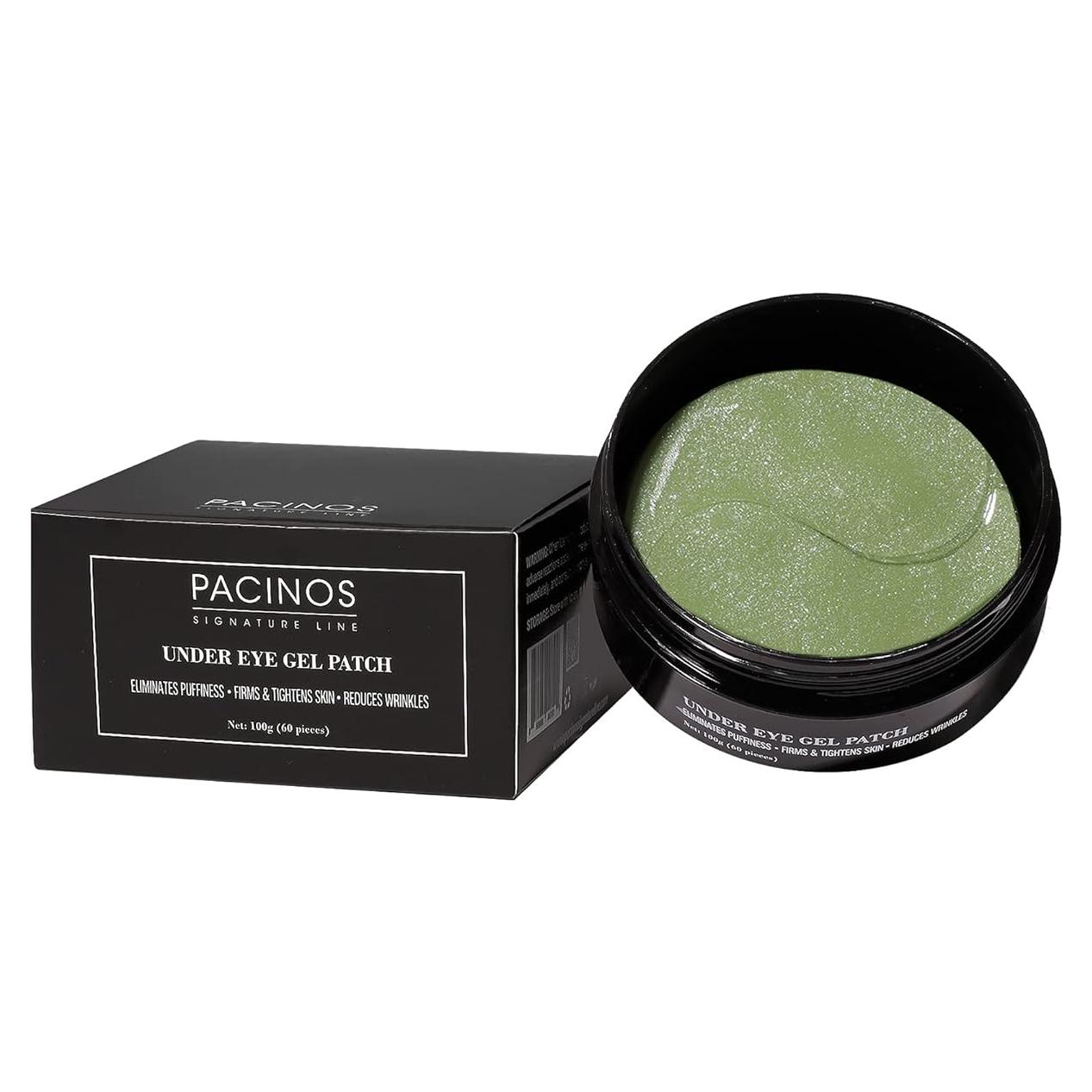 Parche de Gel para Ojos Pacinos - 60 Piezas, Anti-Hinchazón y Arrugas