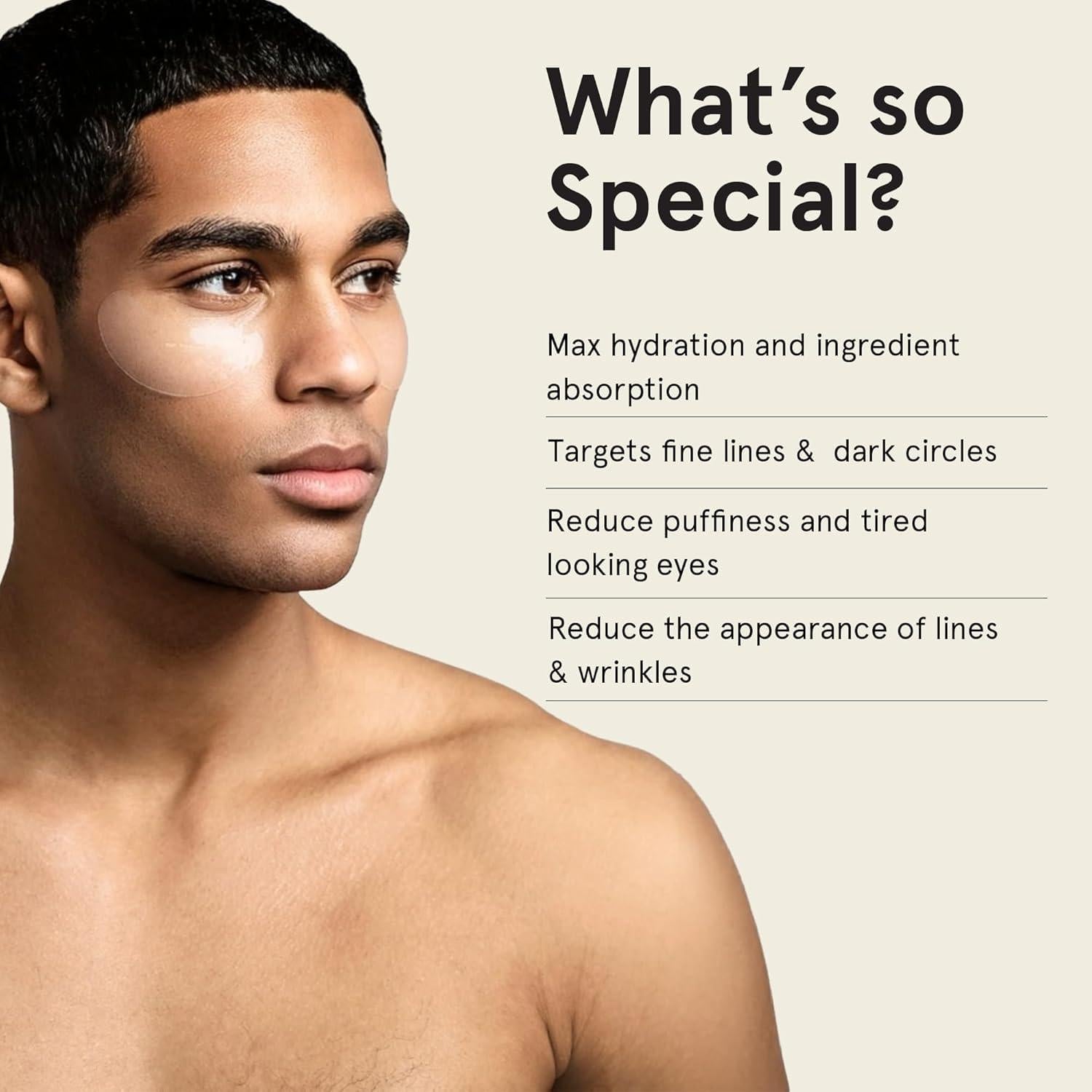 Parches Hidrogel para Ojos Jaxon Lane - 6 Pares Anti-Ojeras