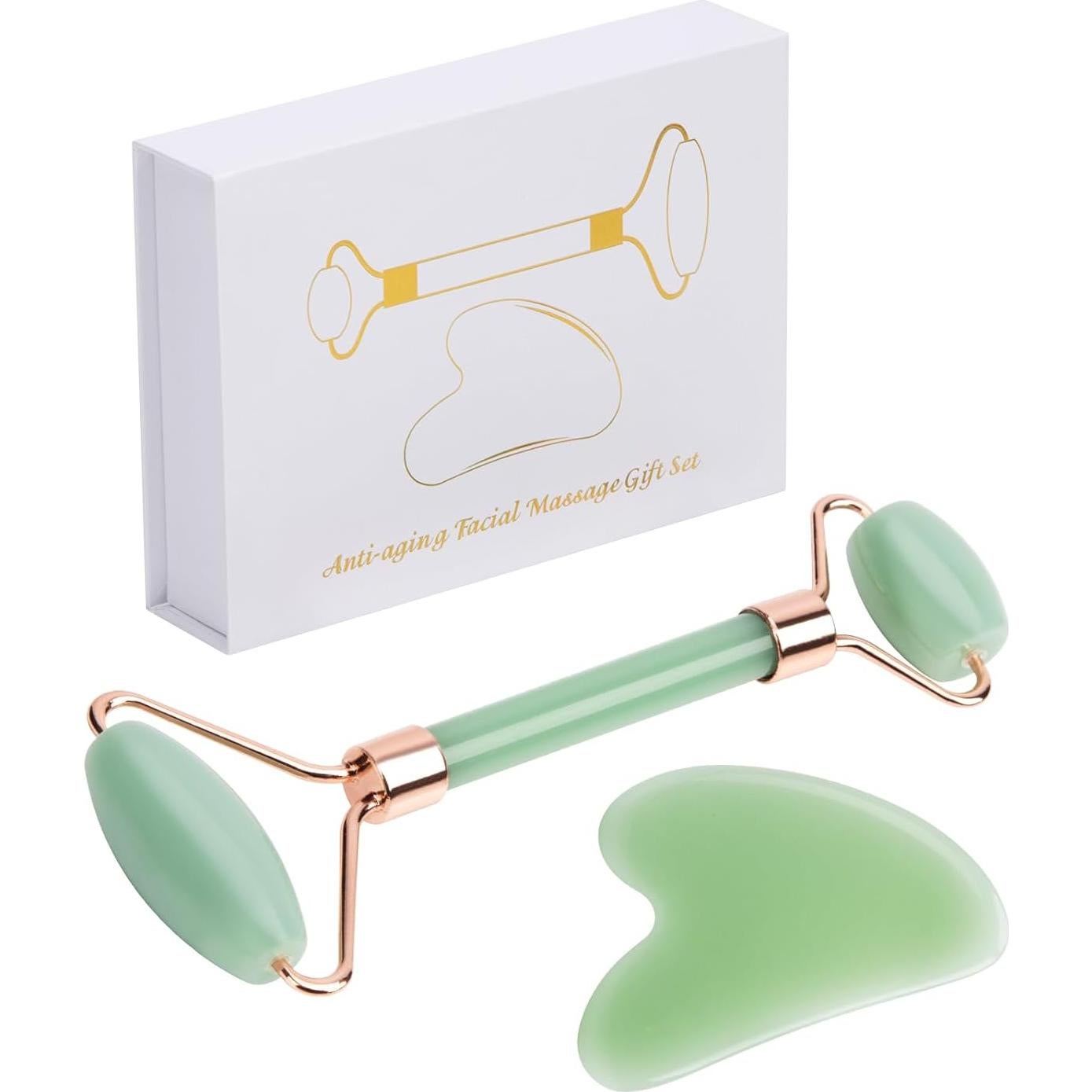 Rodillo de Hielo Facial Bestmemories + Gua Sha + Molde de Silicona