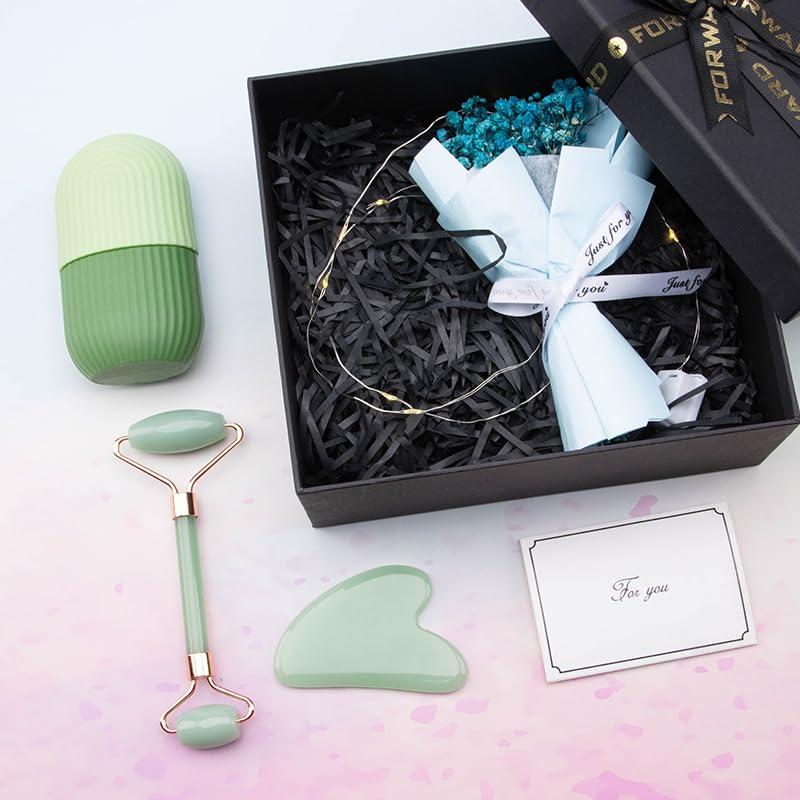 Rodillo de Hielo Facial Bestmemories + Gua Sha + Molde de Silicona