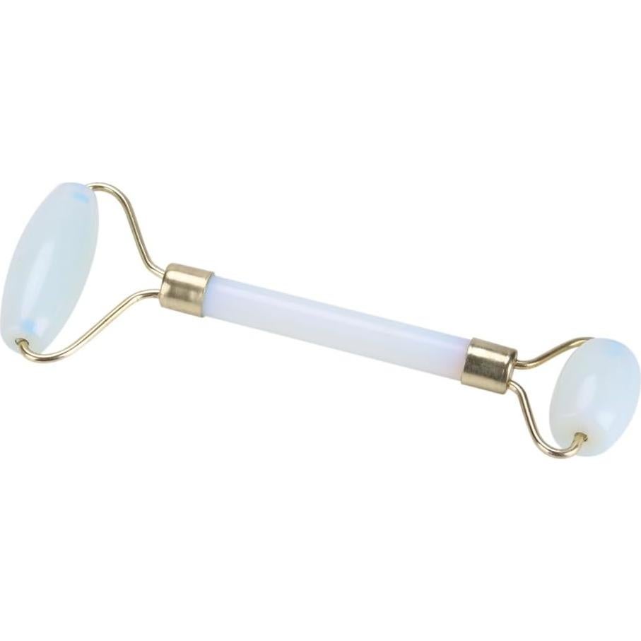 Rodillo de Belleza de Jade Natural Walfront Doble Cabeza 15x5.5cm