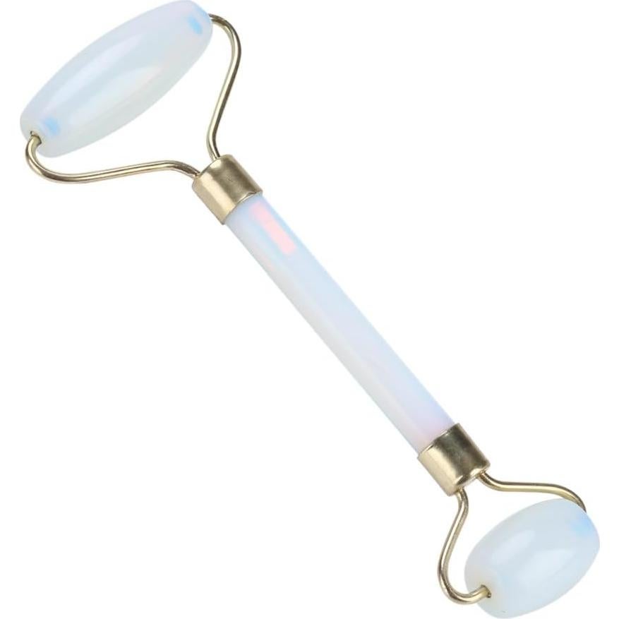 Rodillo de Belleza de Jade Natural Walfront Doble Cabeza 15x5.5cm
