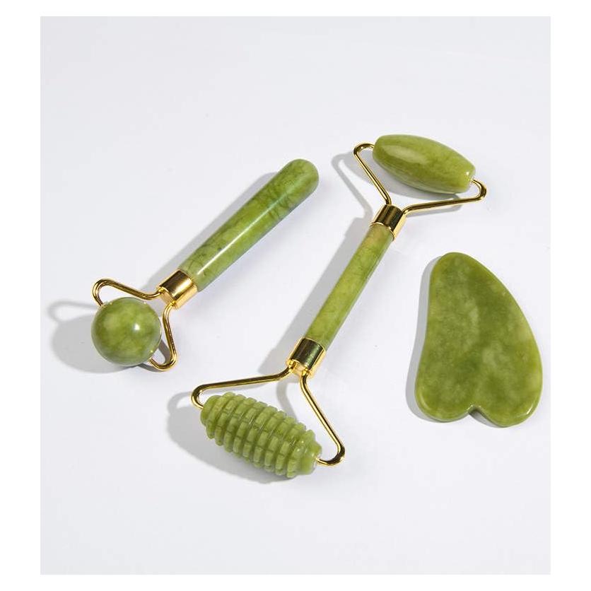 Rodillo de Jade y Gua Sha 3 en 1 Albert Yan - Belleza Facial