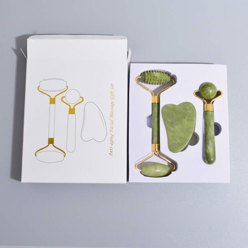 Rodillo de Jade y Gua Sha 3 en 1 Albert Yan - Belleza Facial