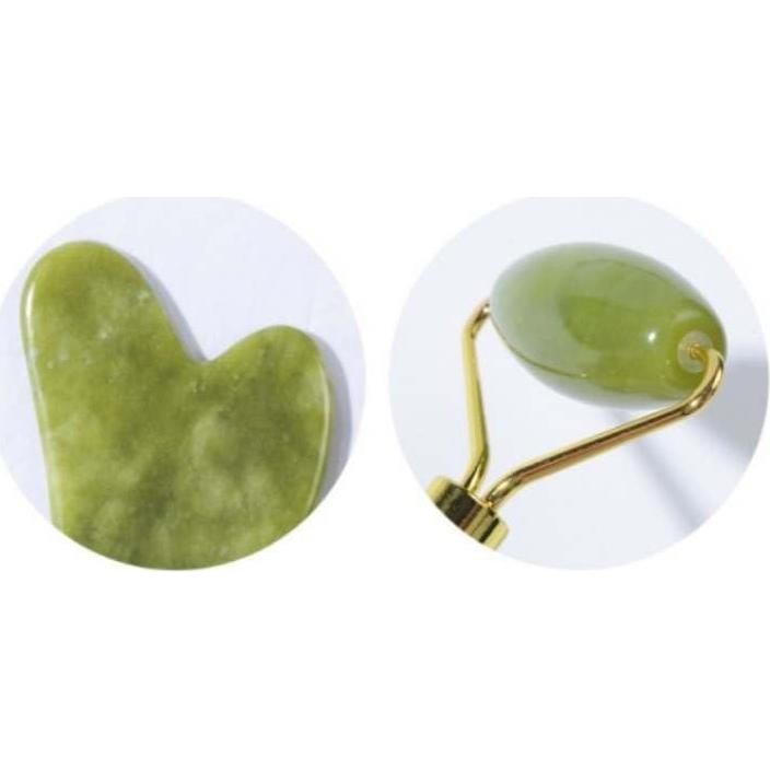 Rodillo de Jade y Gua Sha 3 en 1 Albert Yan - Belleza Facial